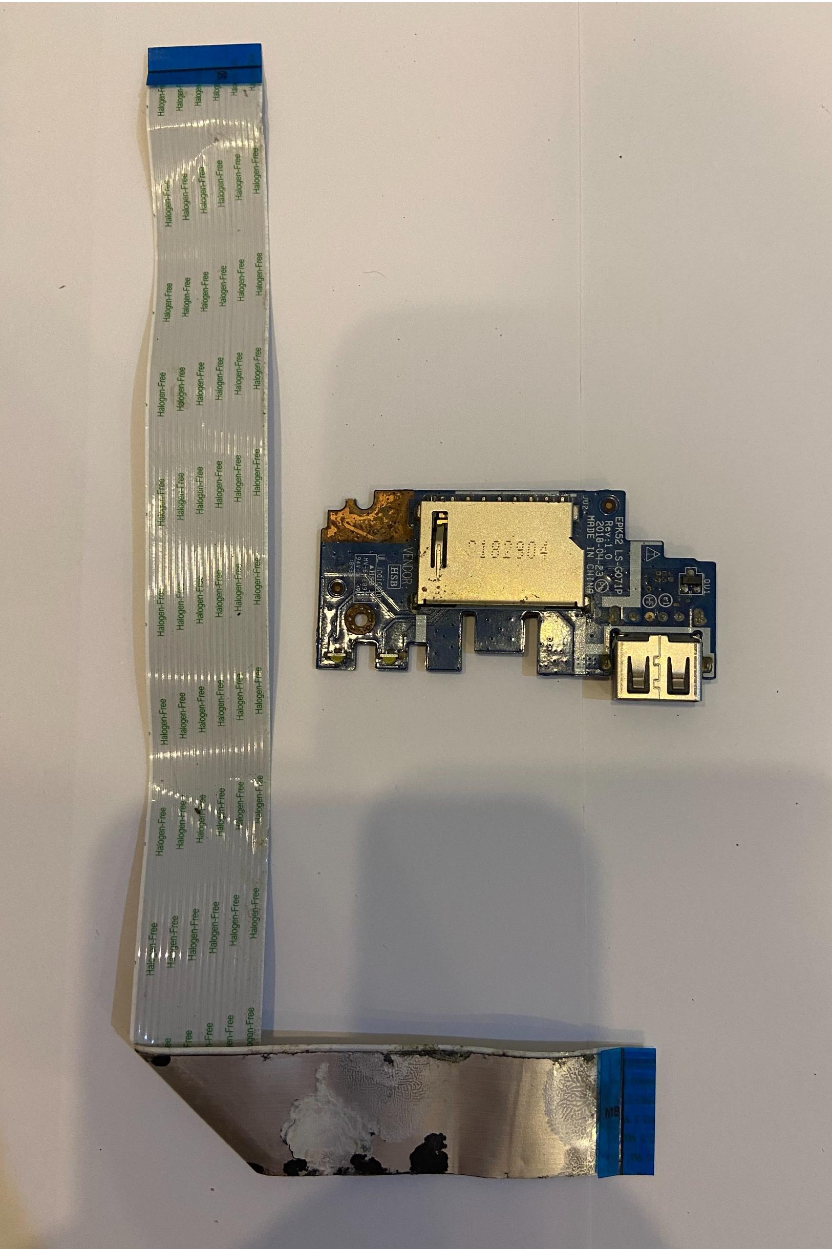 HP 15-db برد و فلت
