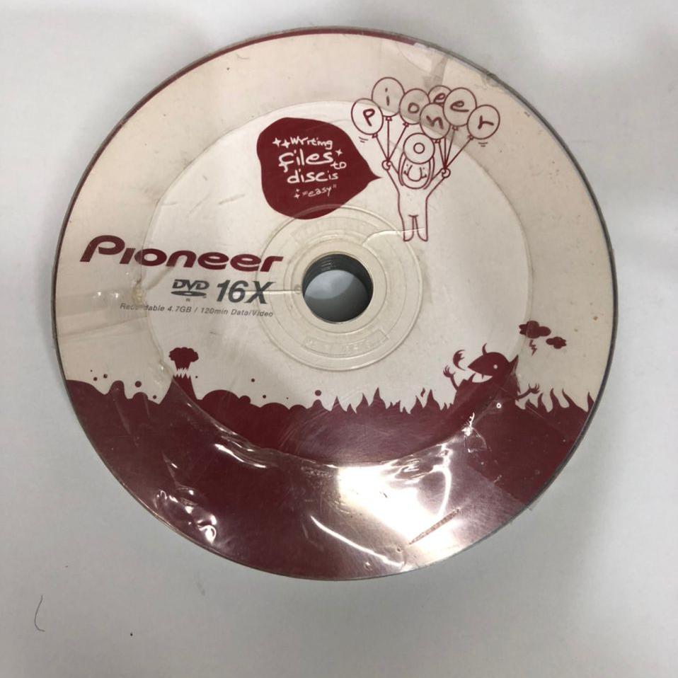 پک 10 عددی / DVD خام / برند Pioneer