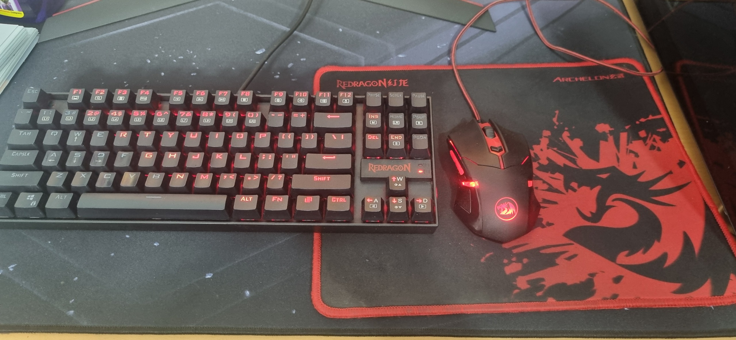 ست گیمینگ ردراگون k552