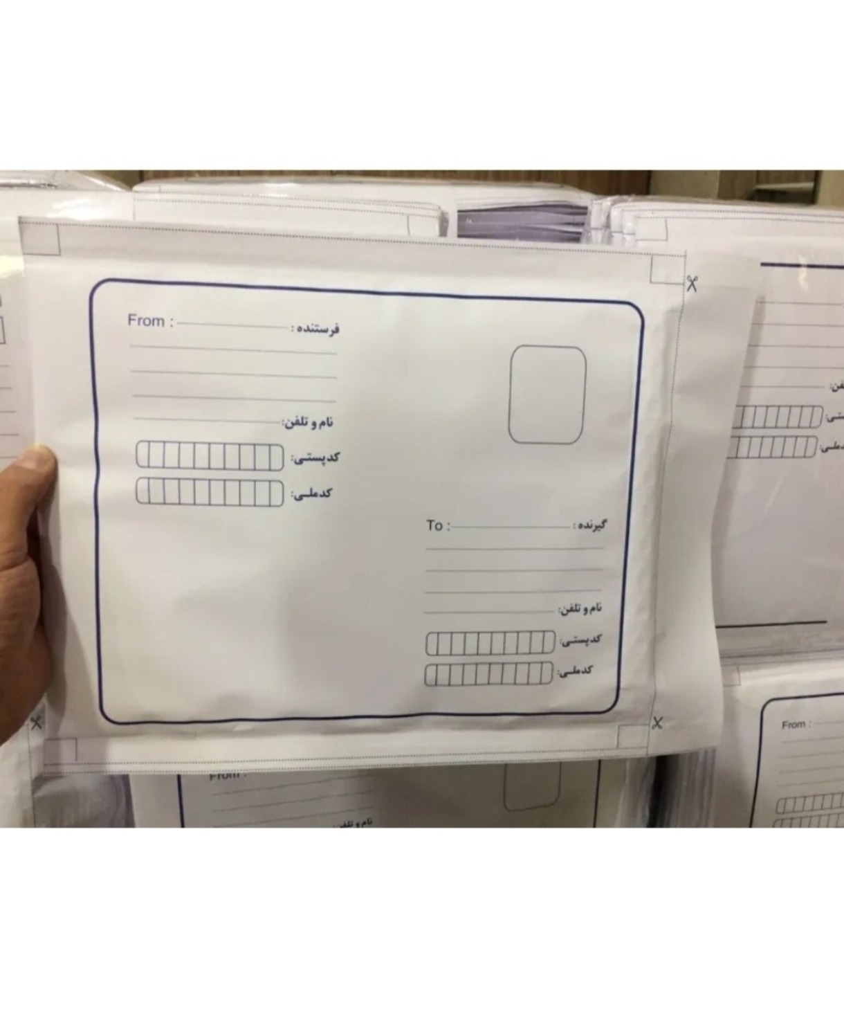 پاکت پستی حبابدار آ4 (50 عددی)