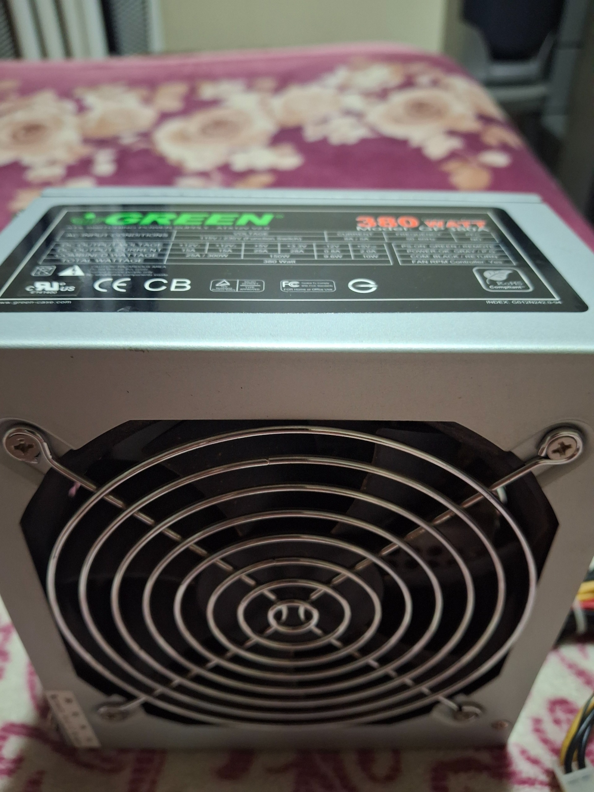 پاور 380 وات گرینgreen با فن بزرگ