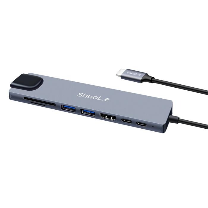هاب 8 پورت USB-C شوله مدل H801