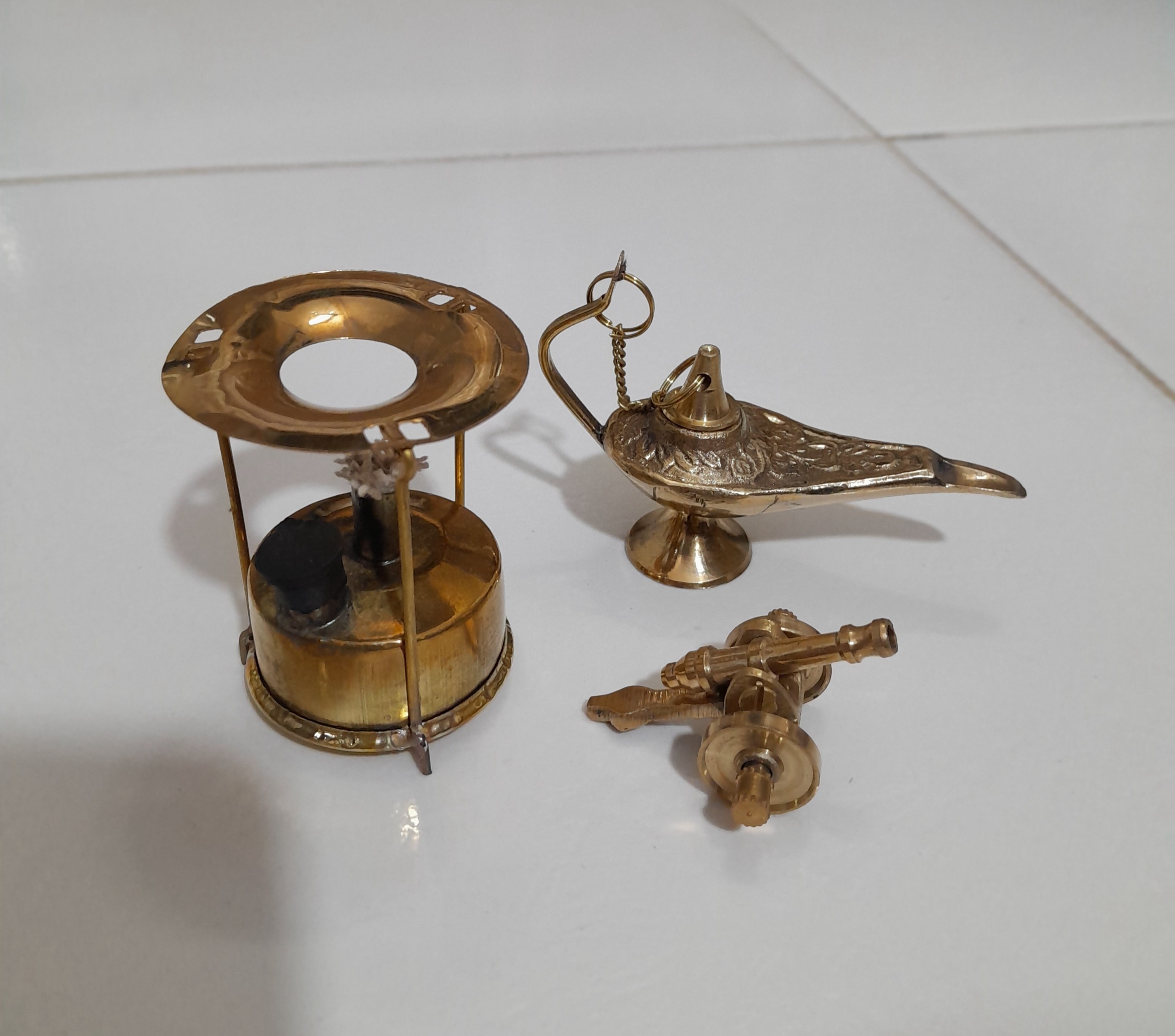 دکوری های برنجی تزئینی کوچک هندی