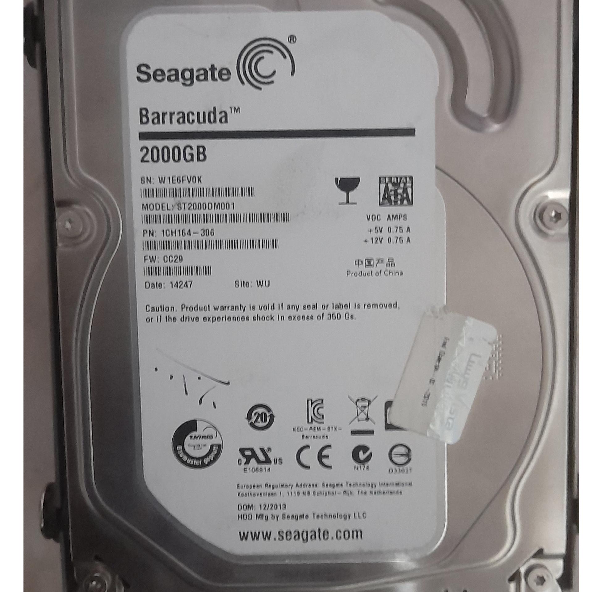 هارد سیگیت 2tb در حد و عالی