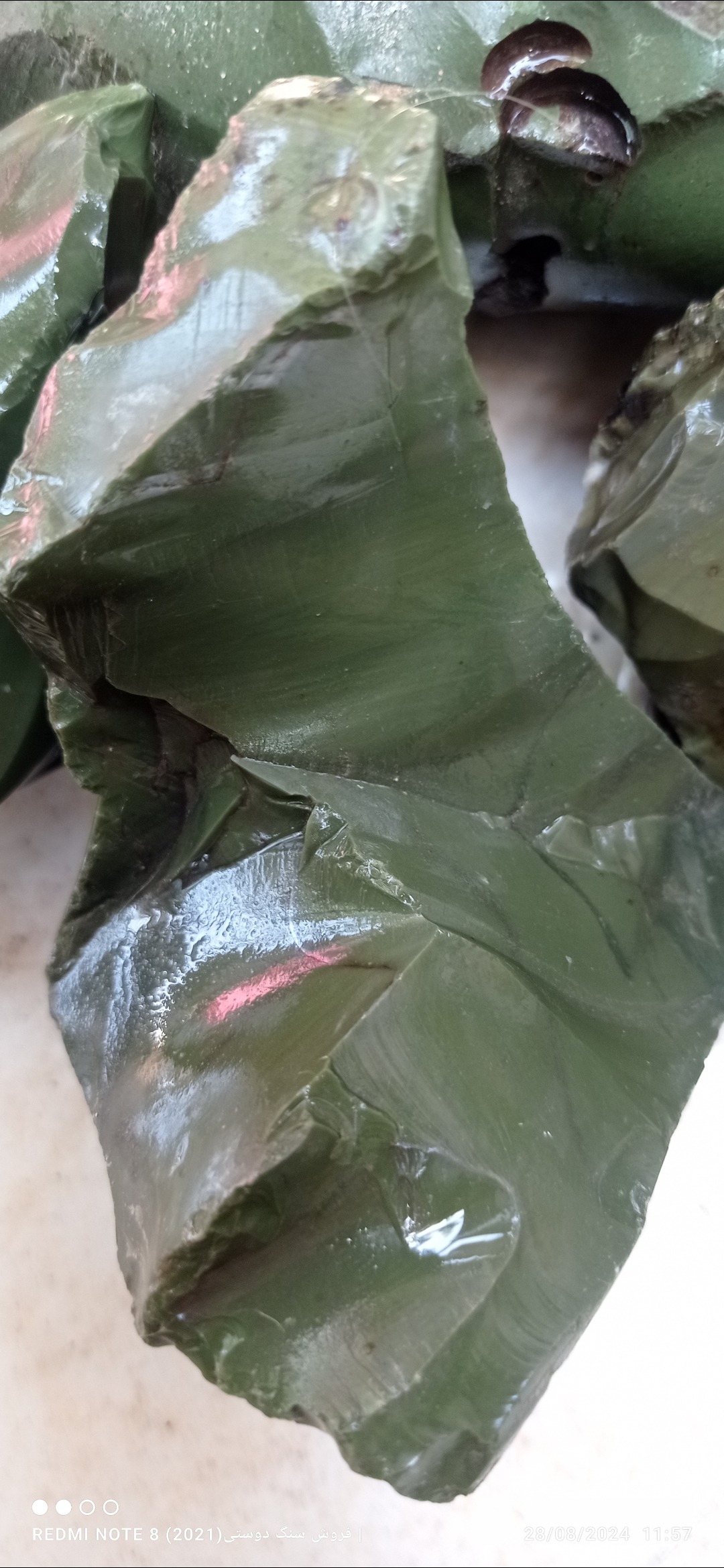 سنگ جاسپر سبز