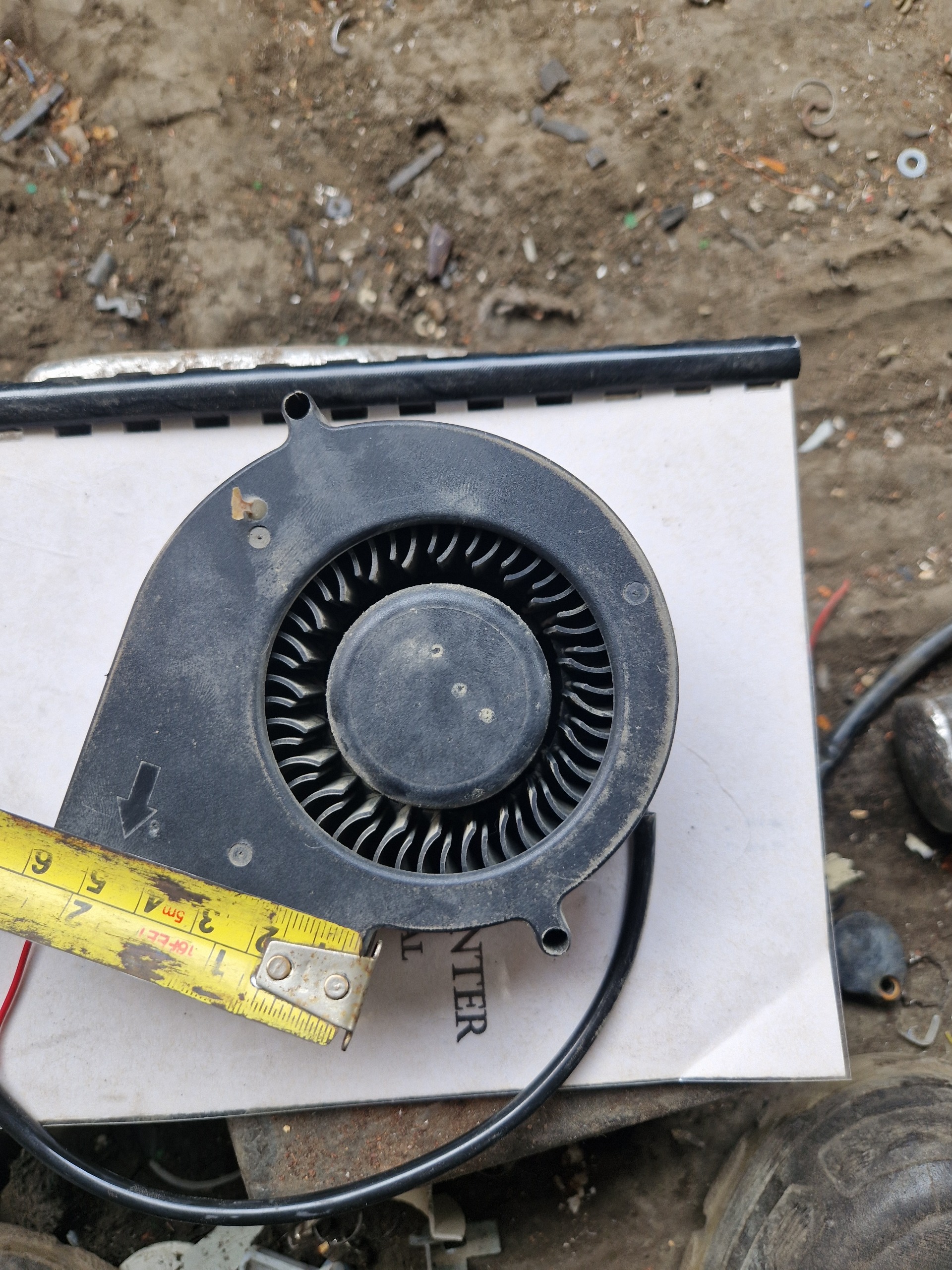 فن حلزونی 24 ولت 3000 دور بسیار روان خارجی