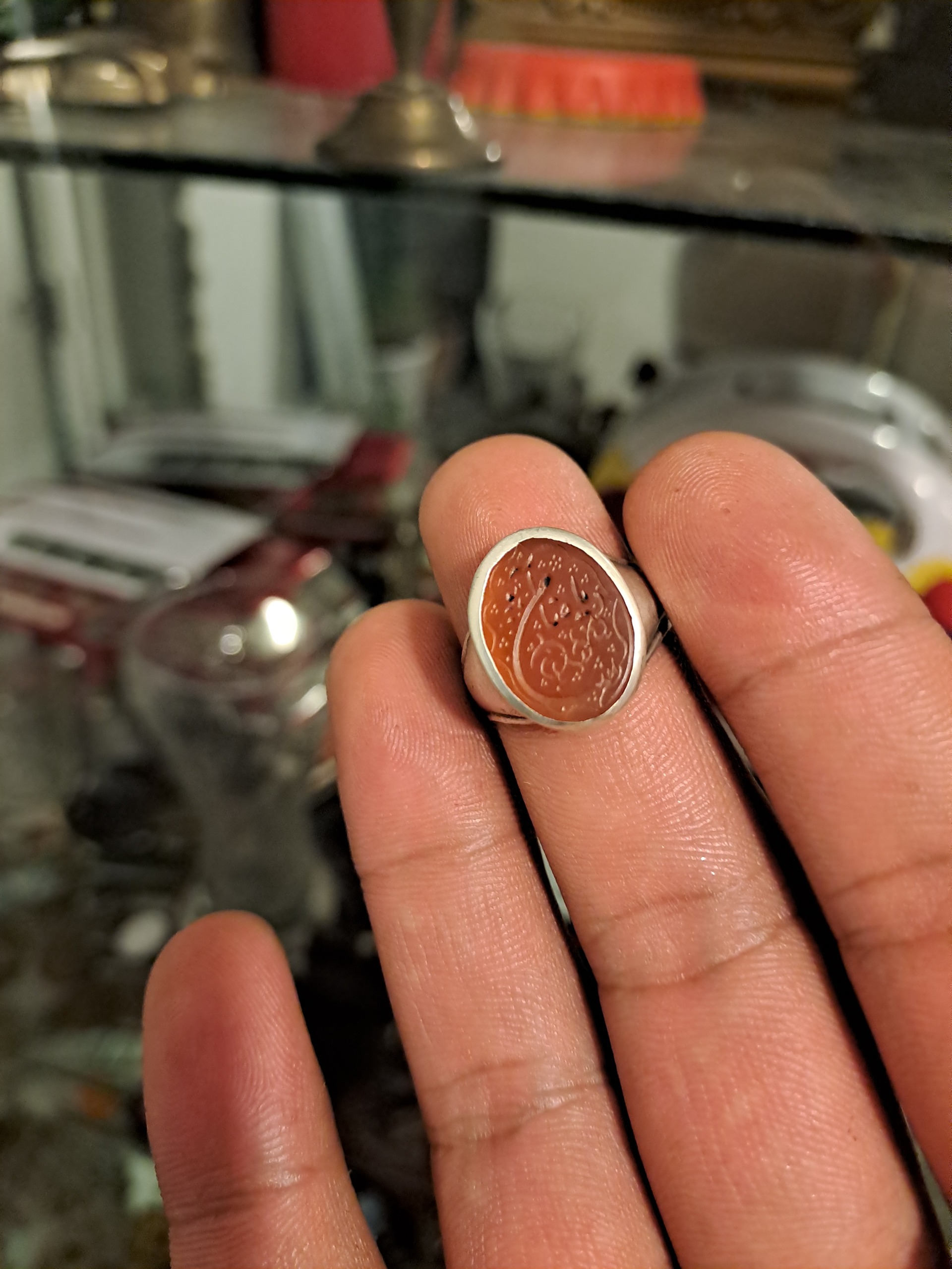 انگشتر خطی مناسب انگشت کوچک وزن 6گرم