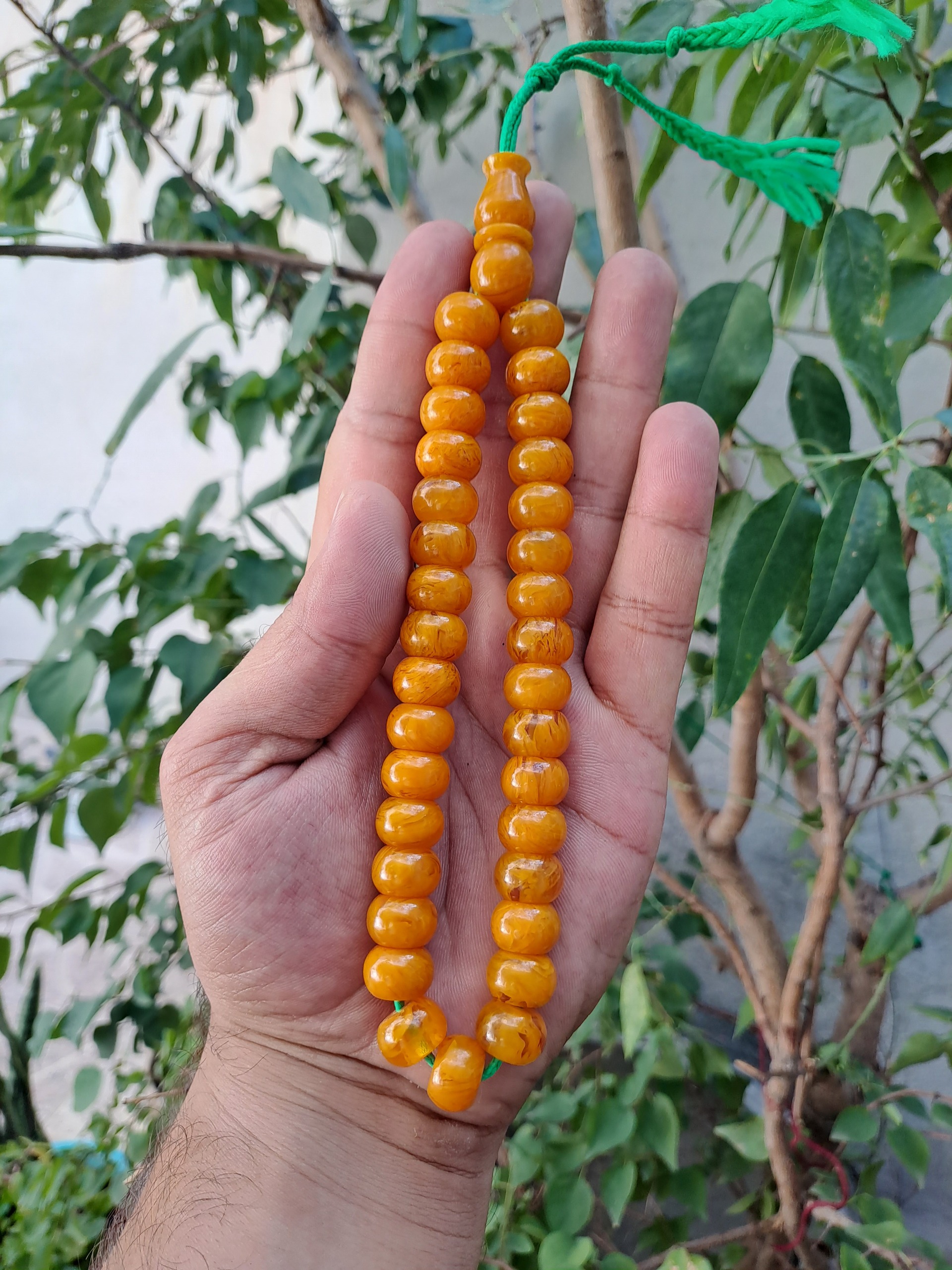 تسبیح کهربا خوش رنگ