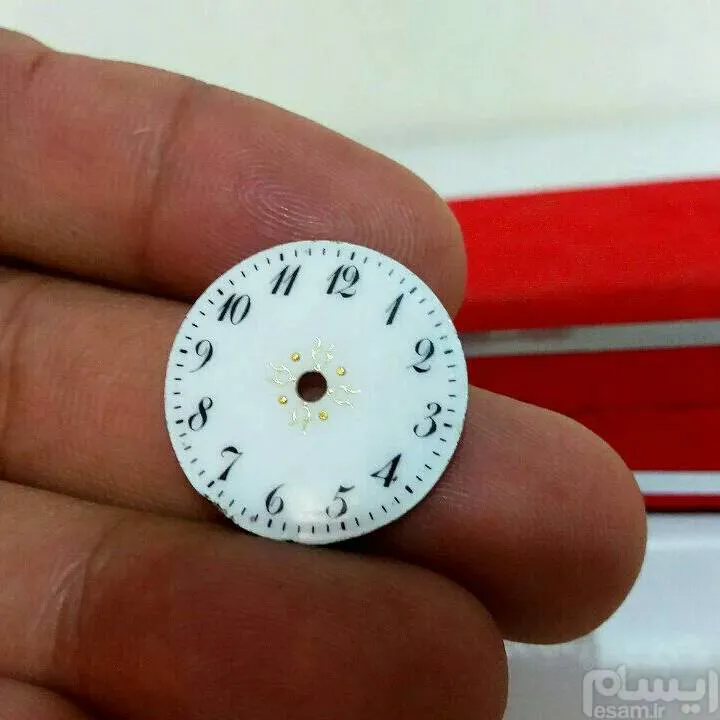 صفحه ساعت جیبی چینی میناکاری کوچک