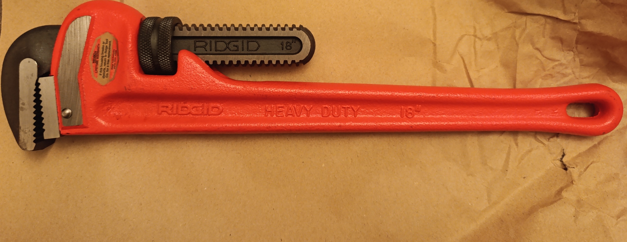 آچار لوله گیر امریکابی RIDGID سایز 18 اینچ