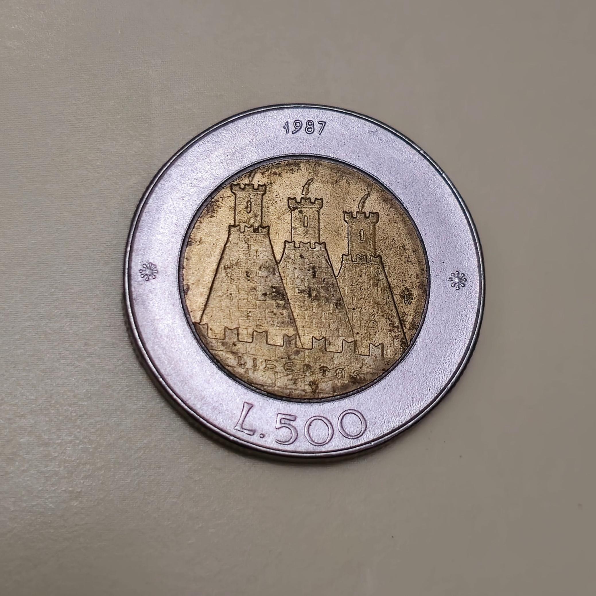 سکه سان مارینو سکه بایمتال زیبا و نایاب سان مارینو