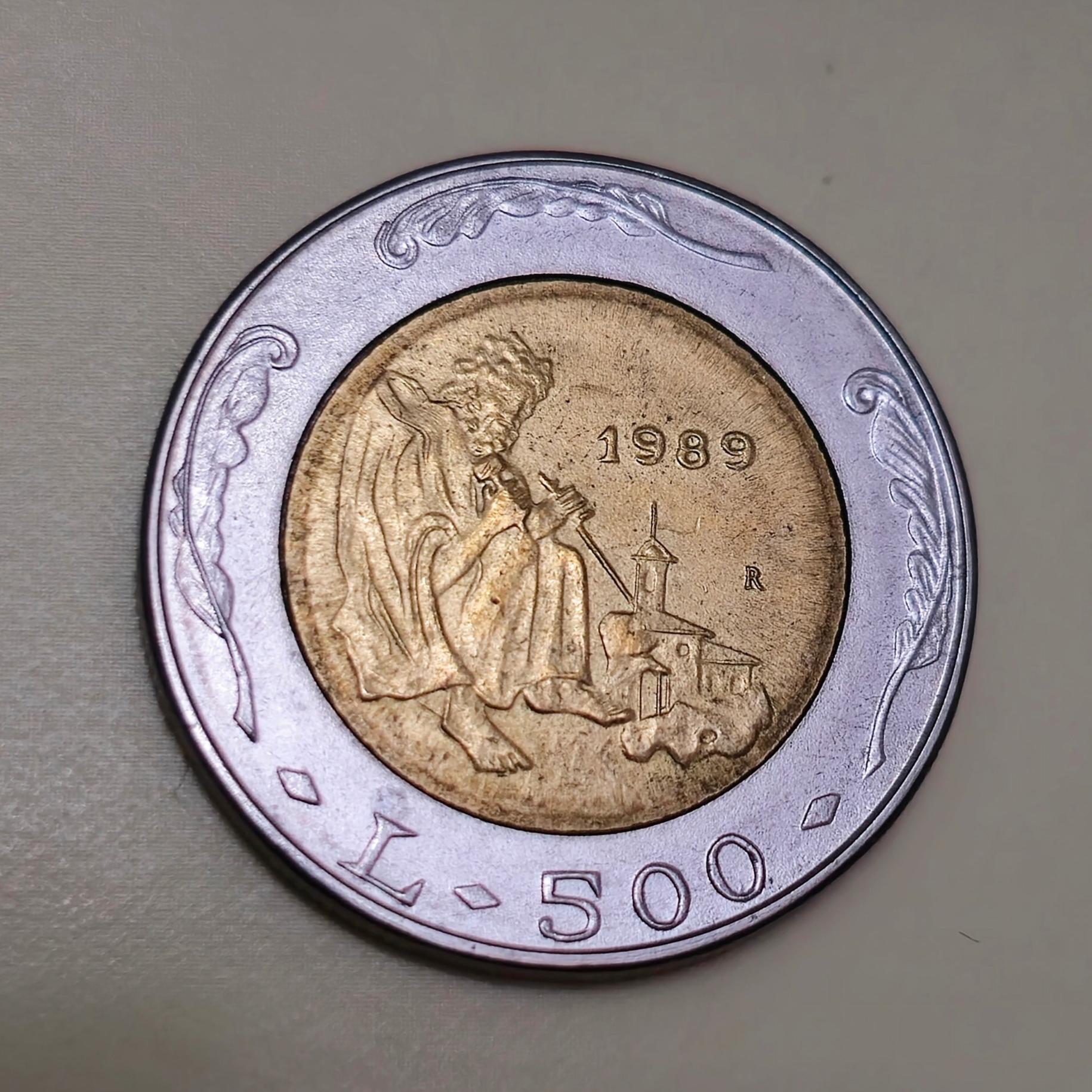 سکه سان مارینو سکه بایمتال زیبا و نایاب سان مارینو