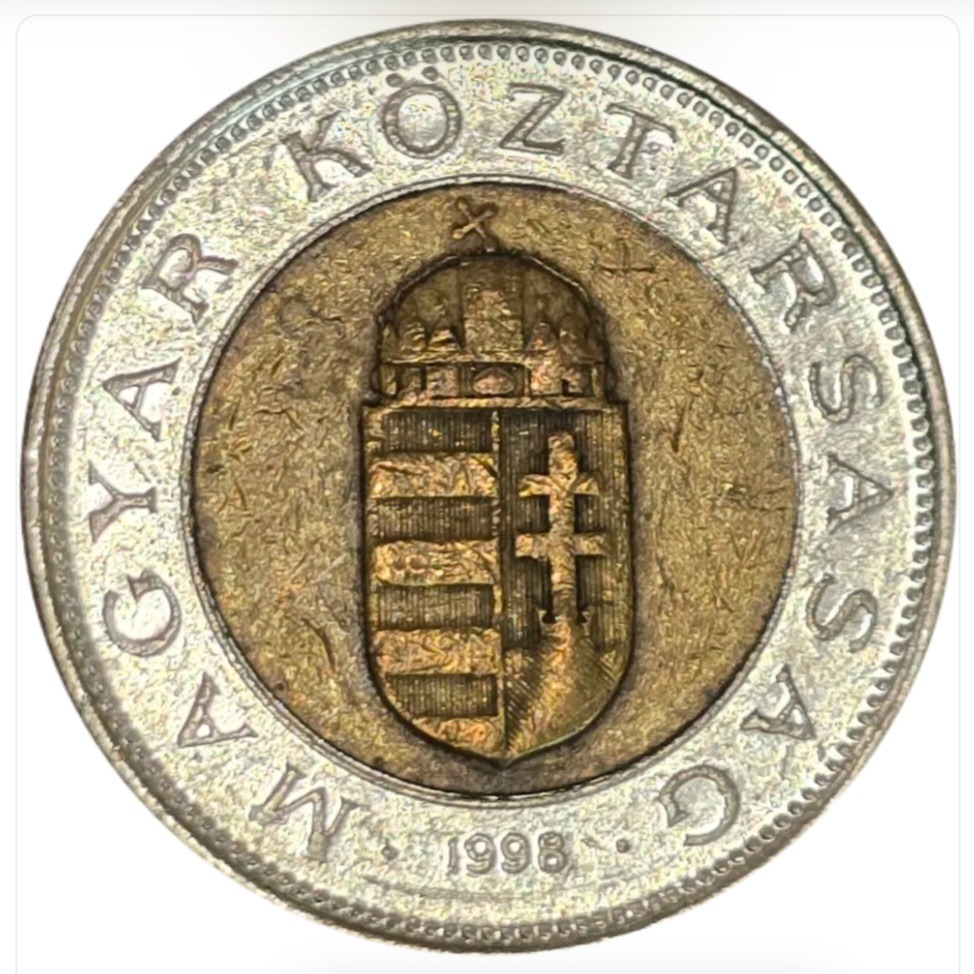 سکه مجارستان 100 فورینت مجارستان 1998