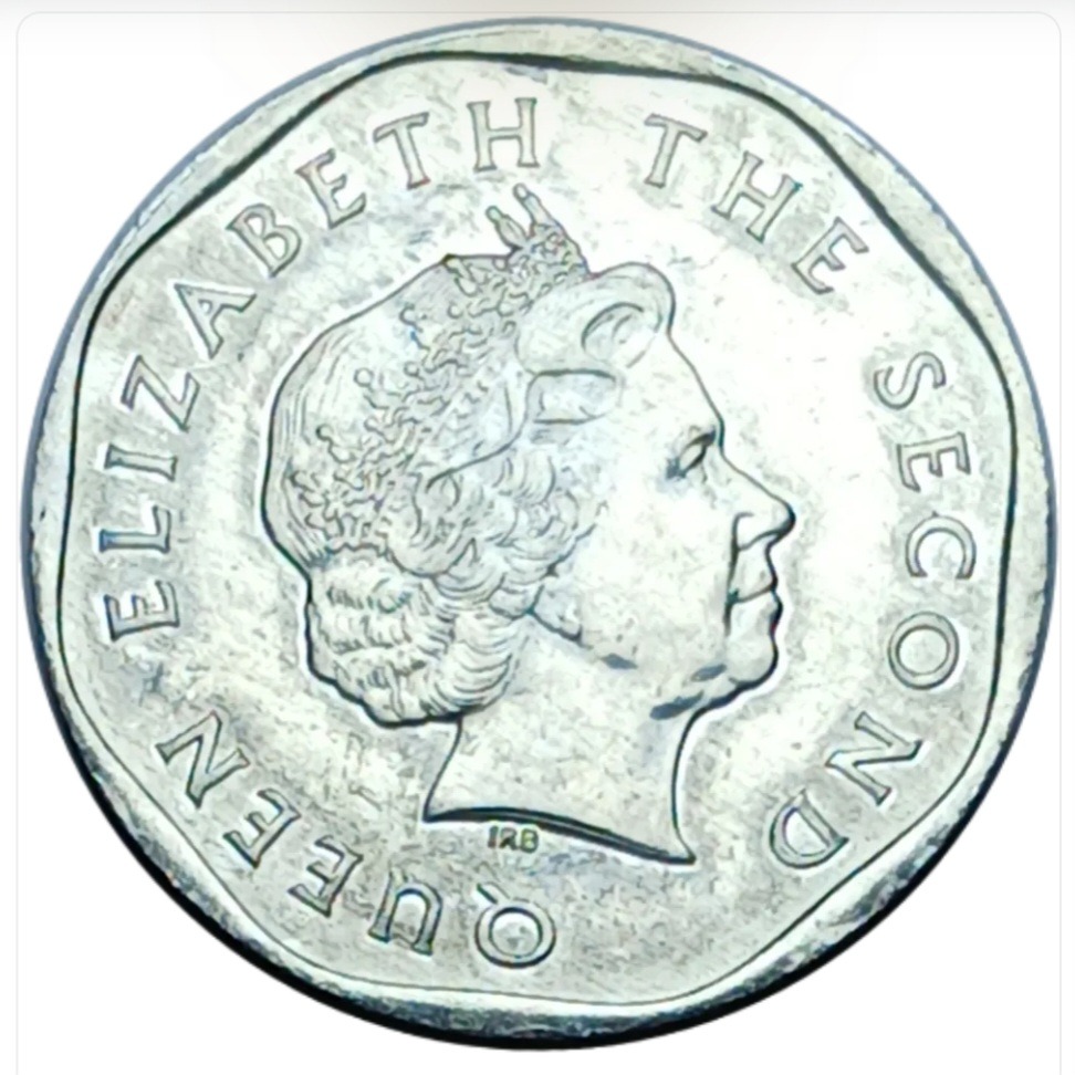 سکه کارائیب 5 سنت کارائیب الیزابت دوم 2008