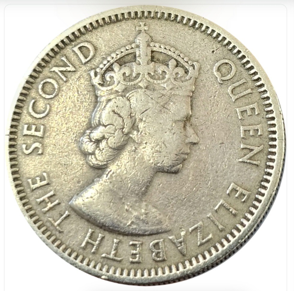 سکه کارائیب 25 سنت کارائیب شرقی الیزابت 1965