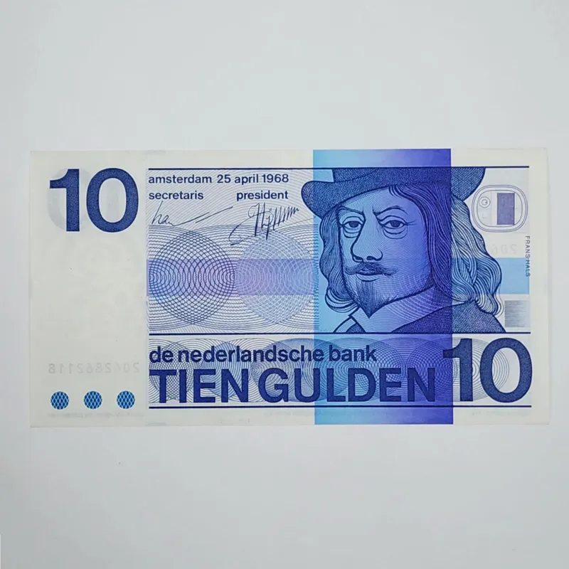 اسکناس هلند 10 گیلدر هلند بسیار زیبا و کمیاب