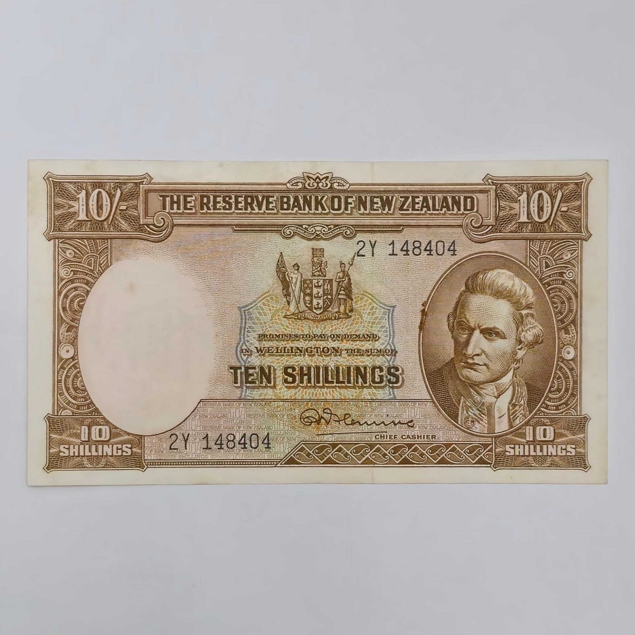 اسکناس نیوزیلند فوق نایاب و خاص از نیوزیلند