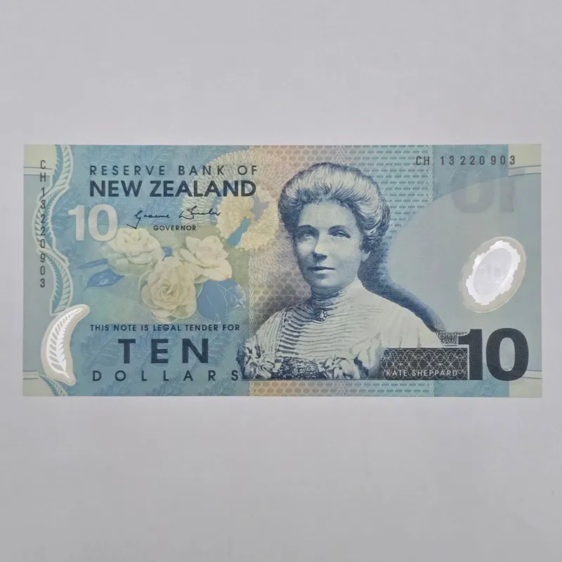 اسکناس نیوزیلند ده دلار زیبا و خاص کمیاب ارزشمند