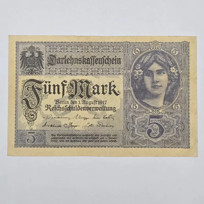 اسکناس آلمان 5مارک آلمان قدیمی و کمیاب