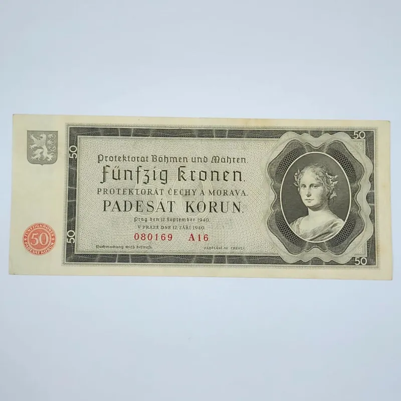 اسکناس چکسلواکی کرون بشدت نایاب چکسلواکی