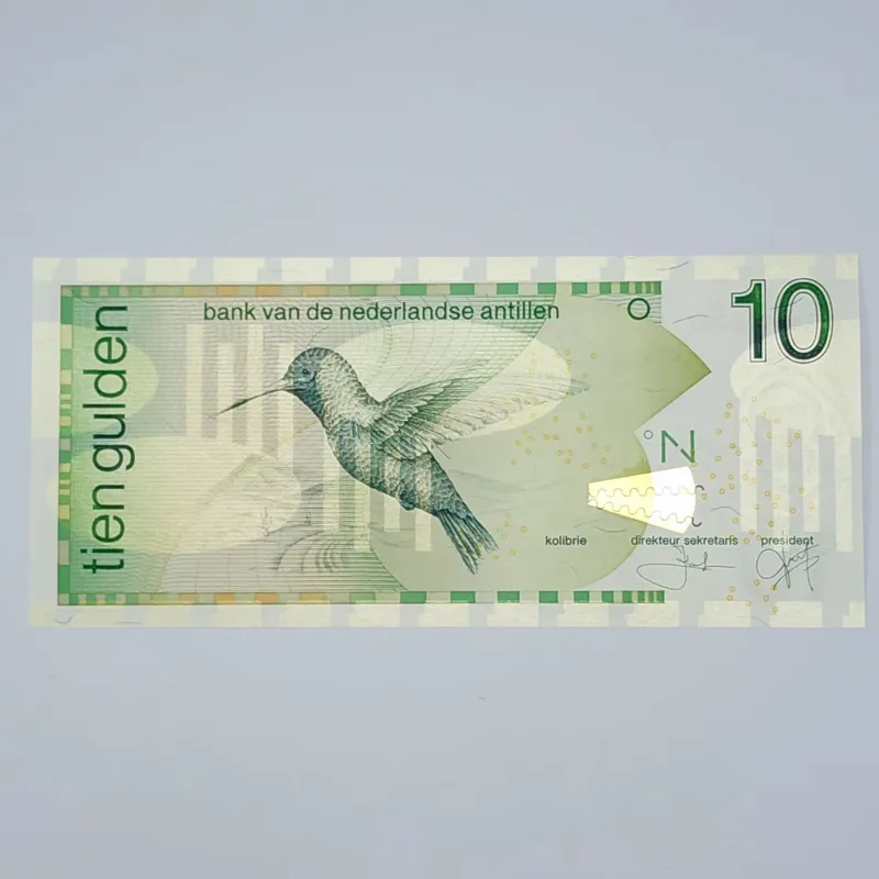 اسکناس 10گولدن آنتیل هلند بسیار زیبا و ارزشمند