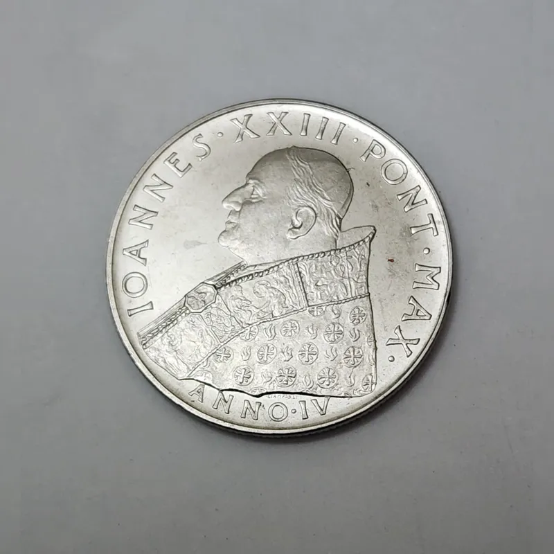 سکه واتیکان سکه زیبا و کمیاب 100 لیر واتیکان خاص