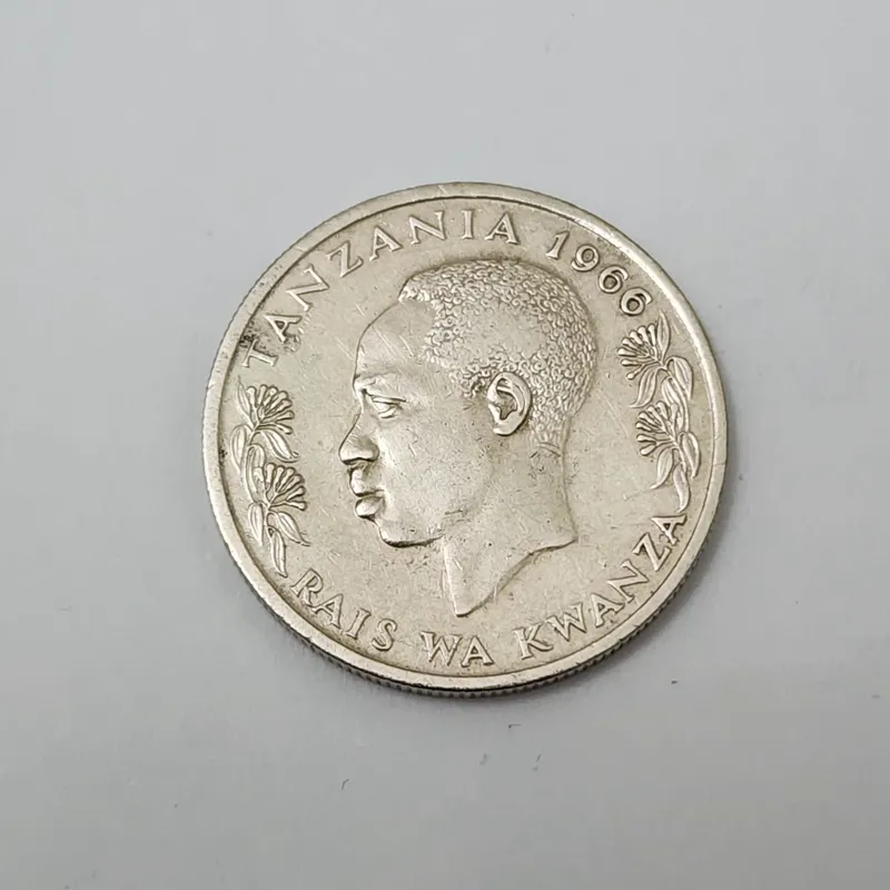 سکه تانزانیا 50سنت تانزانیا 1966 زیباو کمیاب