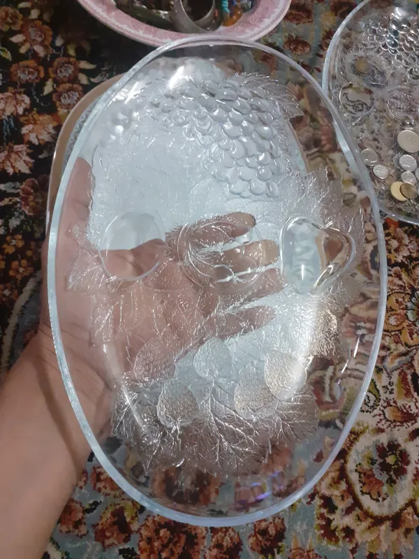 4عدددیس برنج یامیوه خوری شیشه دونهای100