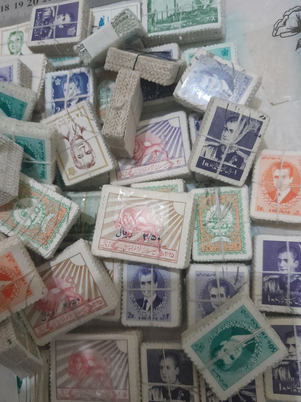 20 عدد تمبر پهلوی
