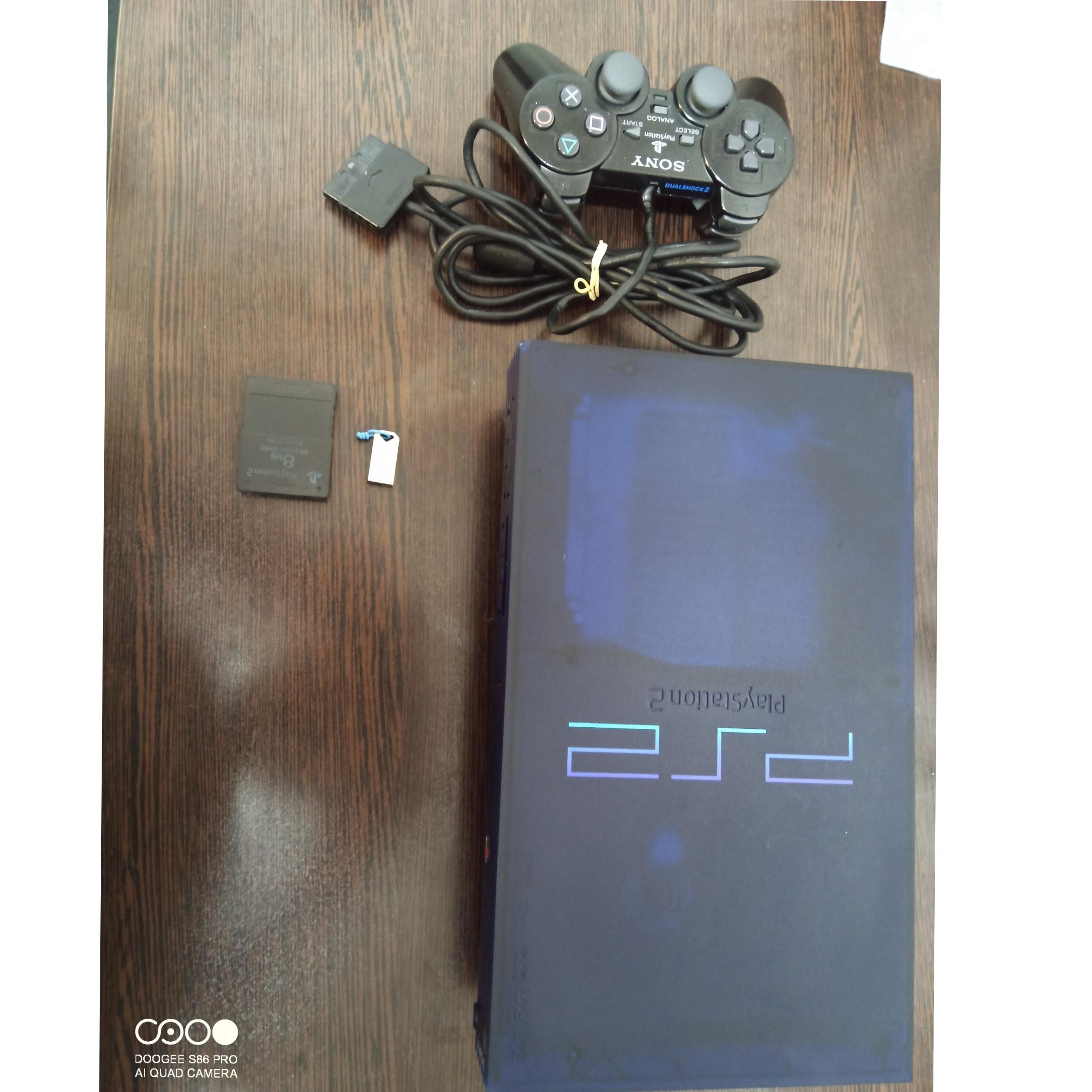 پلی استیشن 2 فت ps2 میدنایت بلو آبی تیره