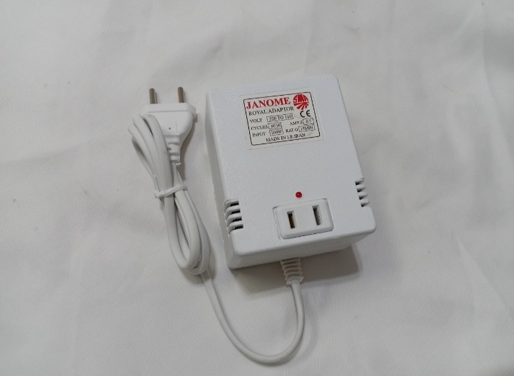 آداپتور ژانومه مناسب چرخ خیاطی 220 به 110