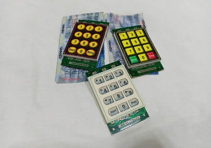 تعداد 3 عدد ماژول کلید کیپد شماره گیر 3×4