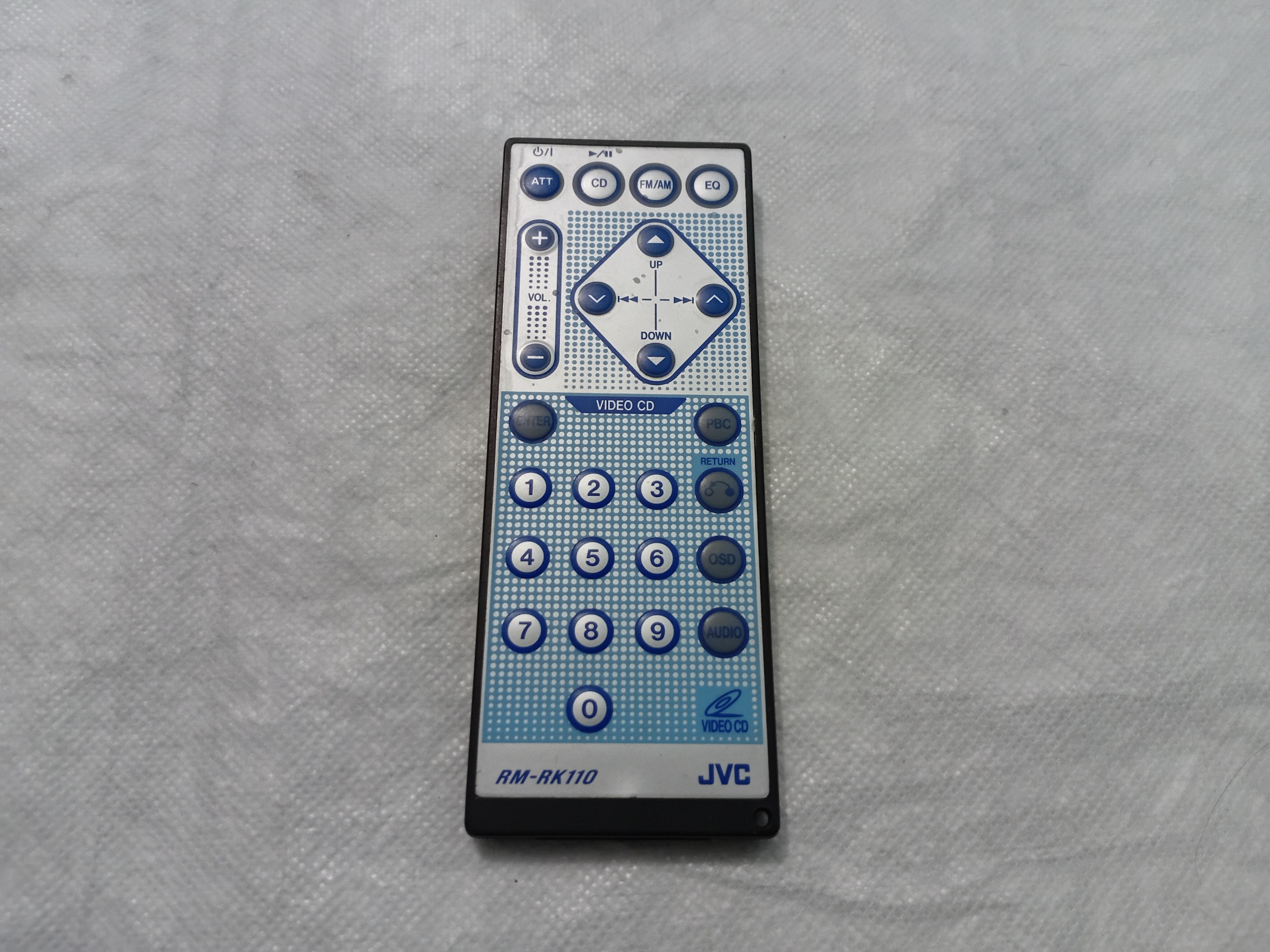 کنترل کمیاب پخش ضبط JVC RM-RK110