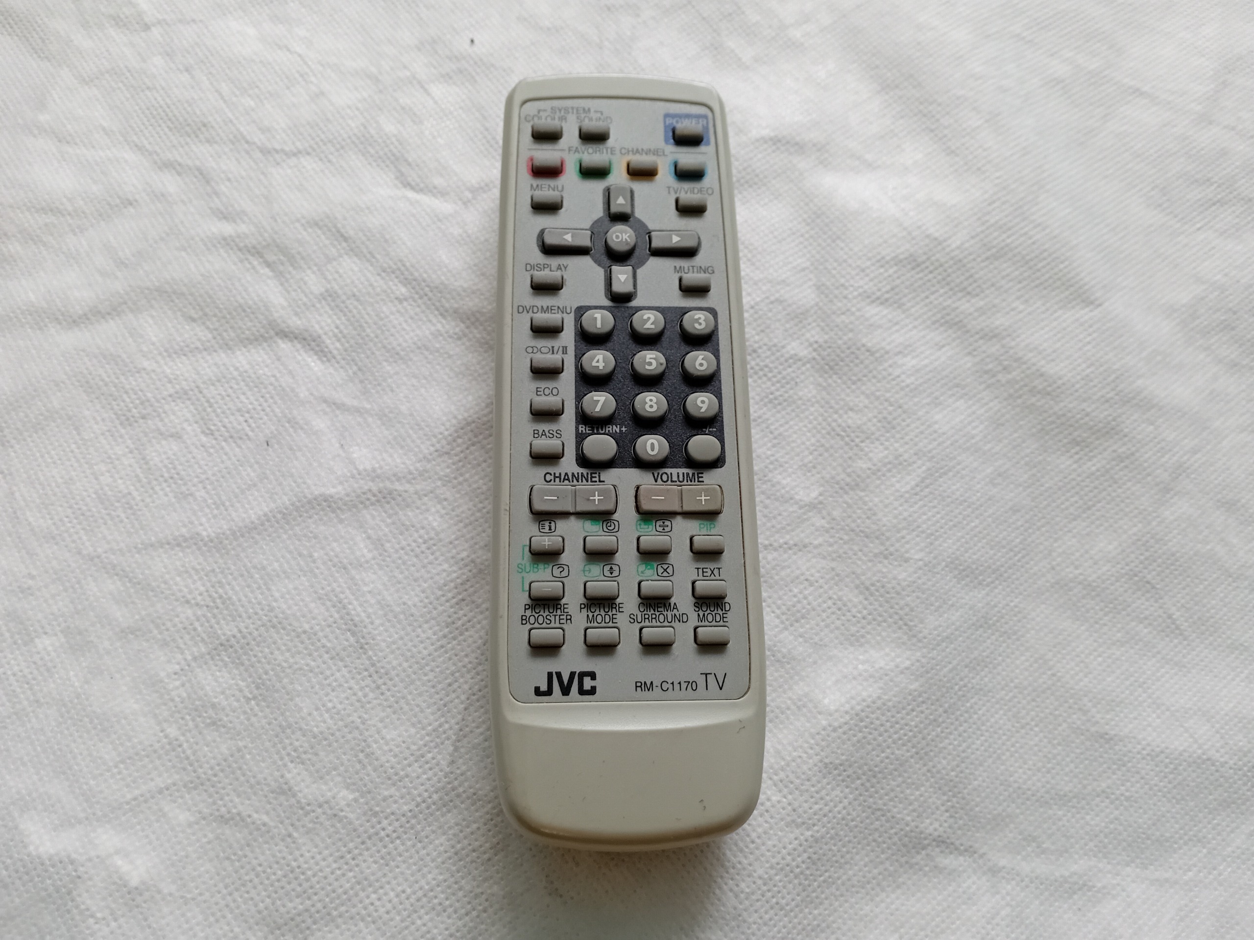 کنترل کمیاب تلویزیون JVC RM-C1170