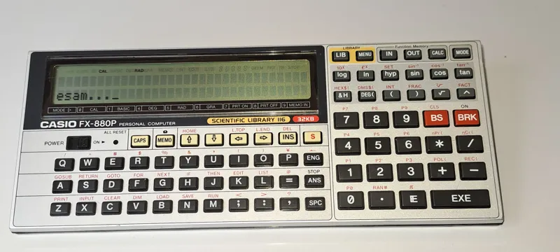 ماشین حساب Casio مدل fx880p