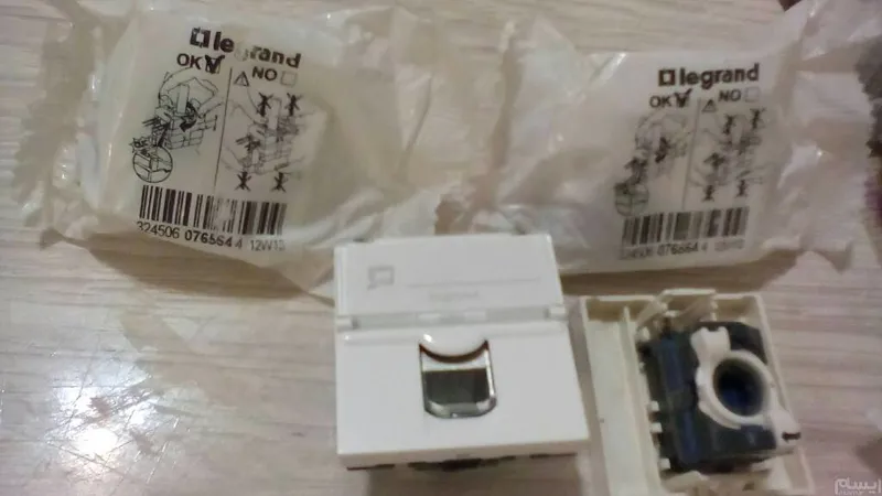 پریز شبکه پهن موزاییک لگراند فرانسه کد76564