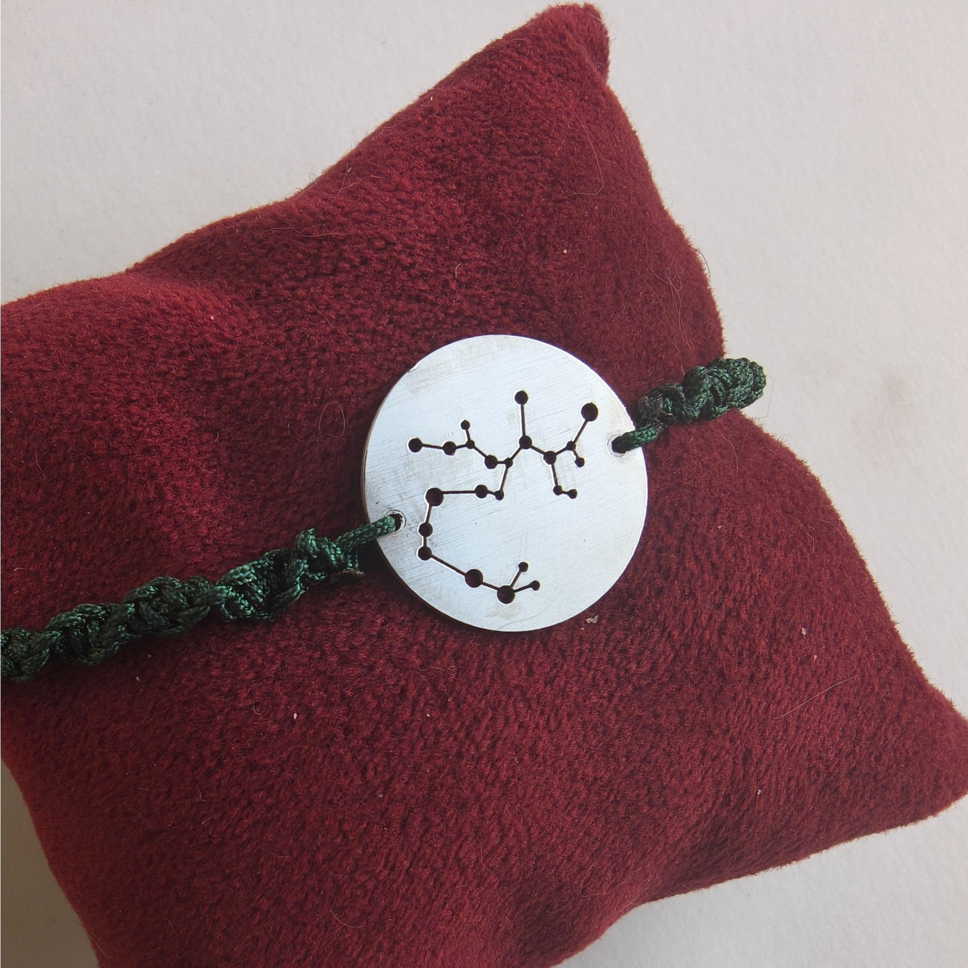 دستبند نقره 925 ماه آذر