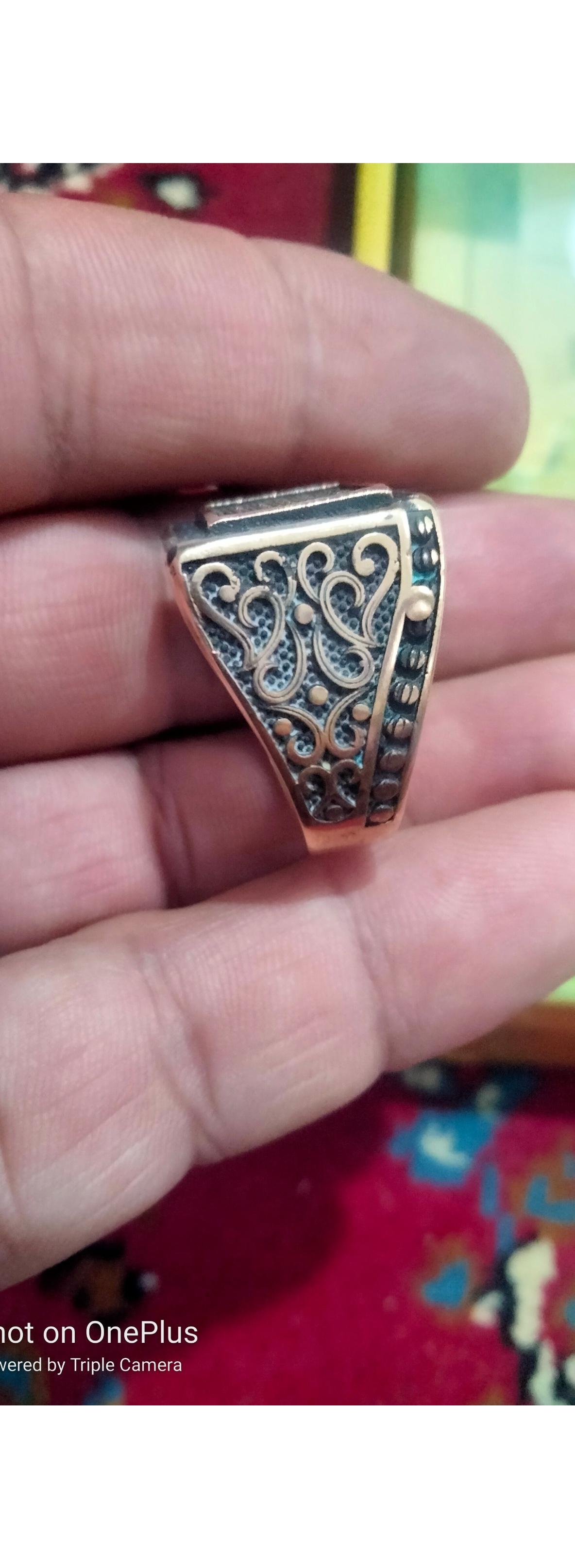 انگشتر طلا روس جذاب توضی داره