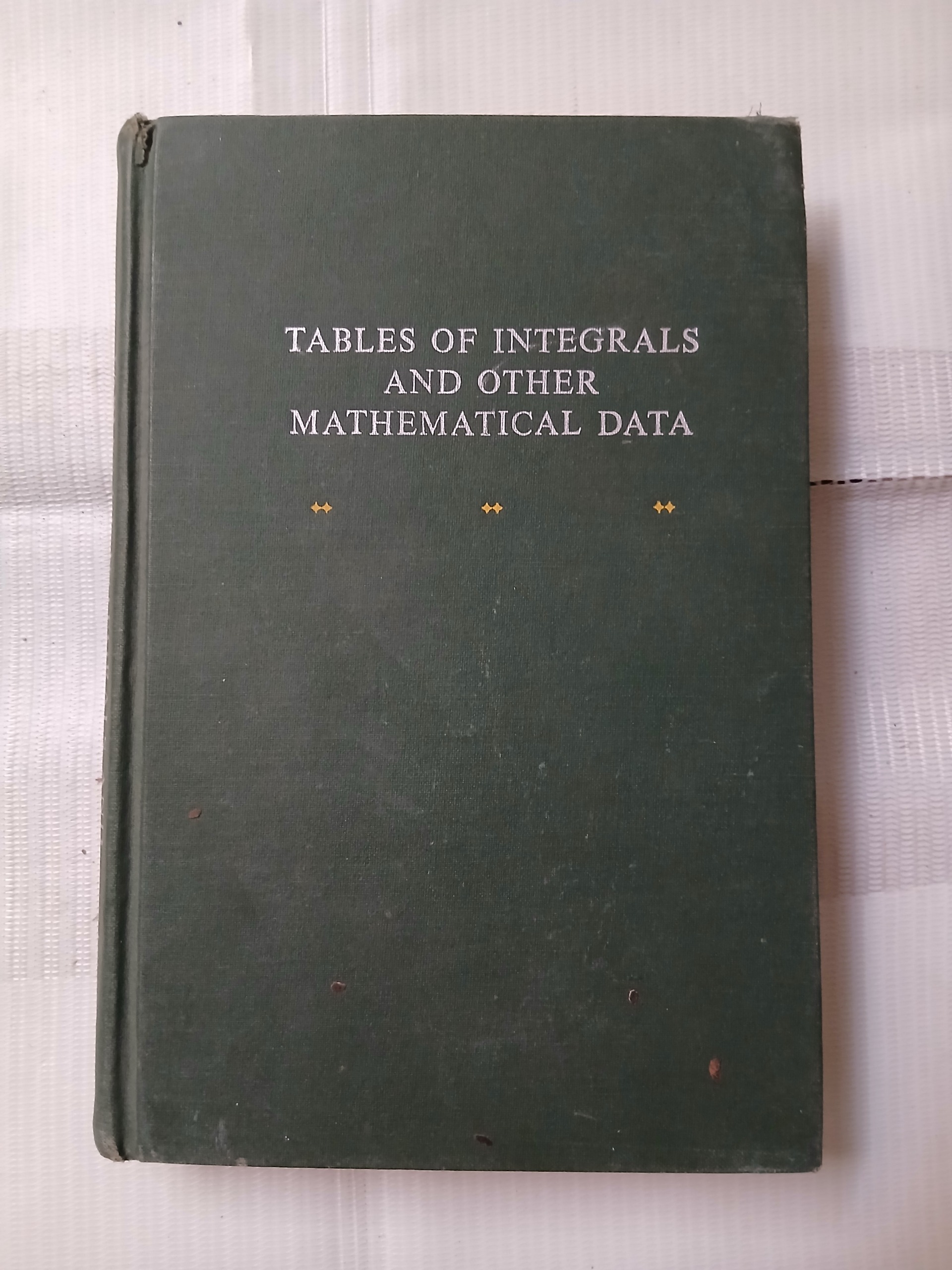 Tables of integrals and other mathematical ز