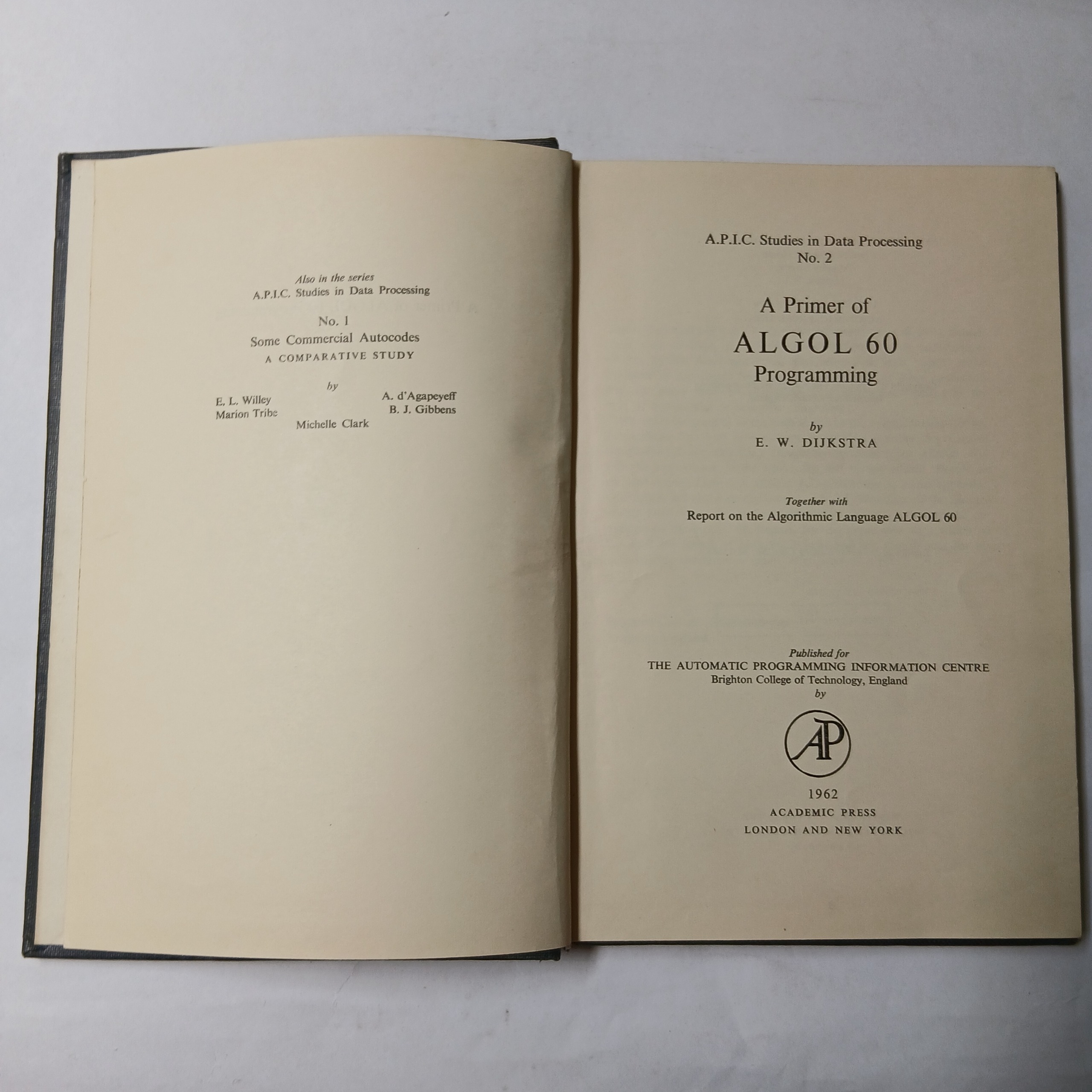 A primer of algorithm 60 programming 77