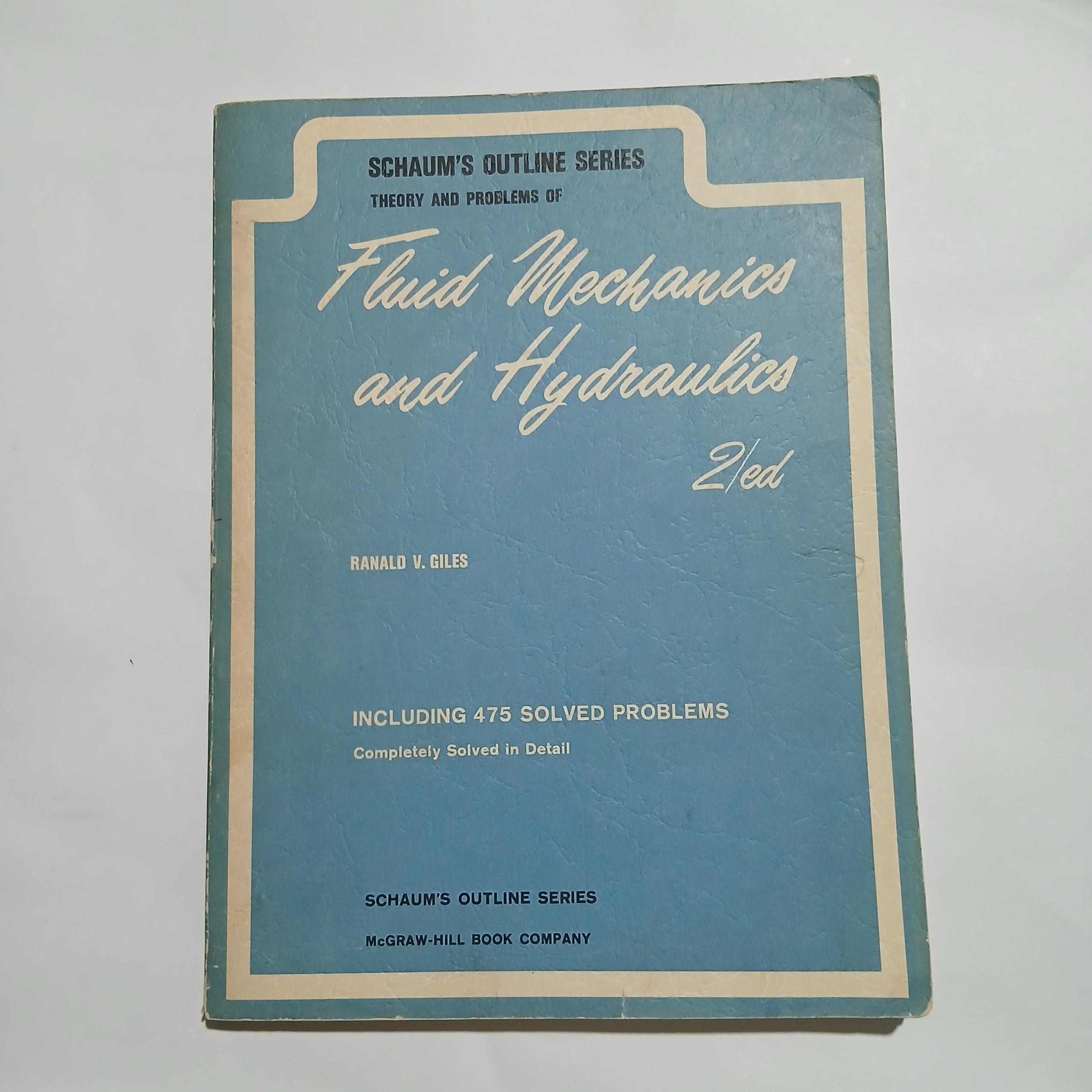 FLUID MECHANICS and HYDRAULICS ت