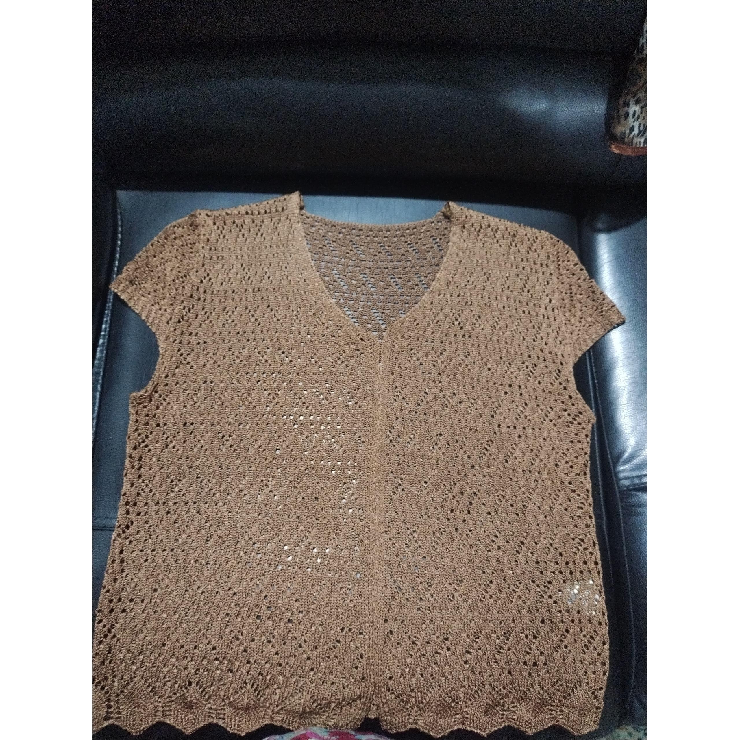 جلیقه قلاب بافی زنانه