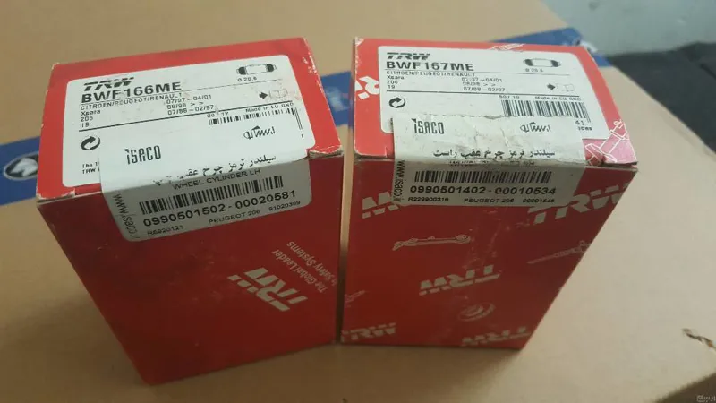 سیلندر ترمز چرخ عقب 206 تیپ 2و تیپ 3( اورجینال )