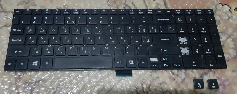 کیبورد لپ تاپ acer مدل aspire E1572G