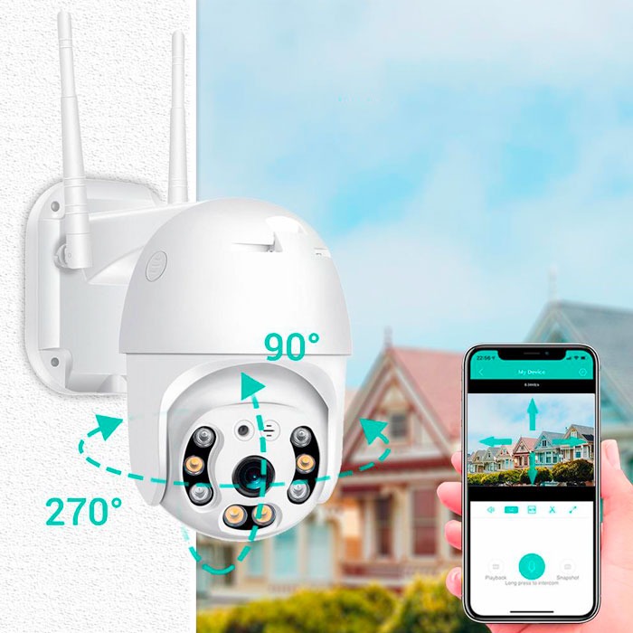 دوربین مداربسته چرخشی wifi