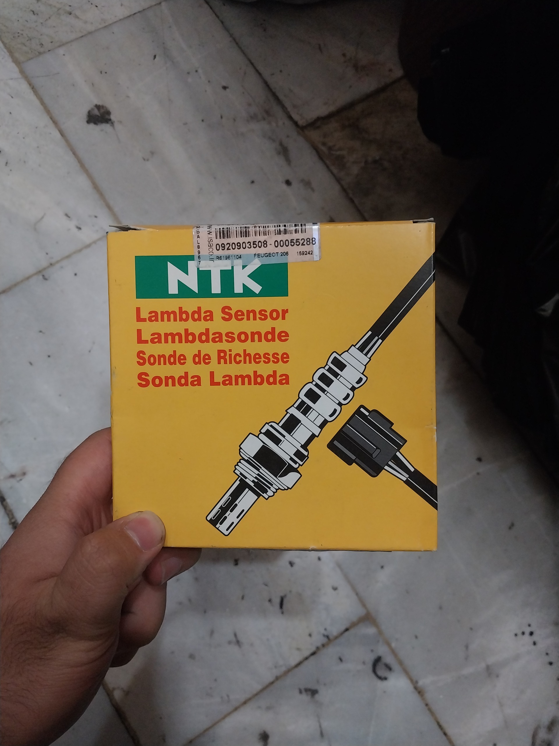 سنسور اکسیژن NTK ژاپن Tu5 و Tu3