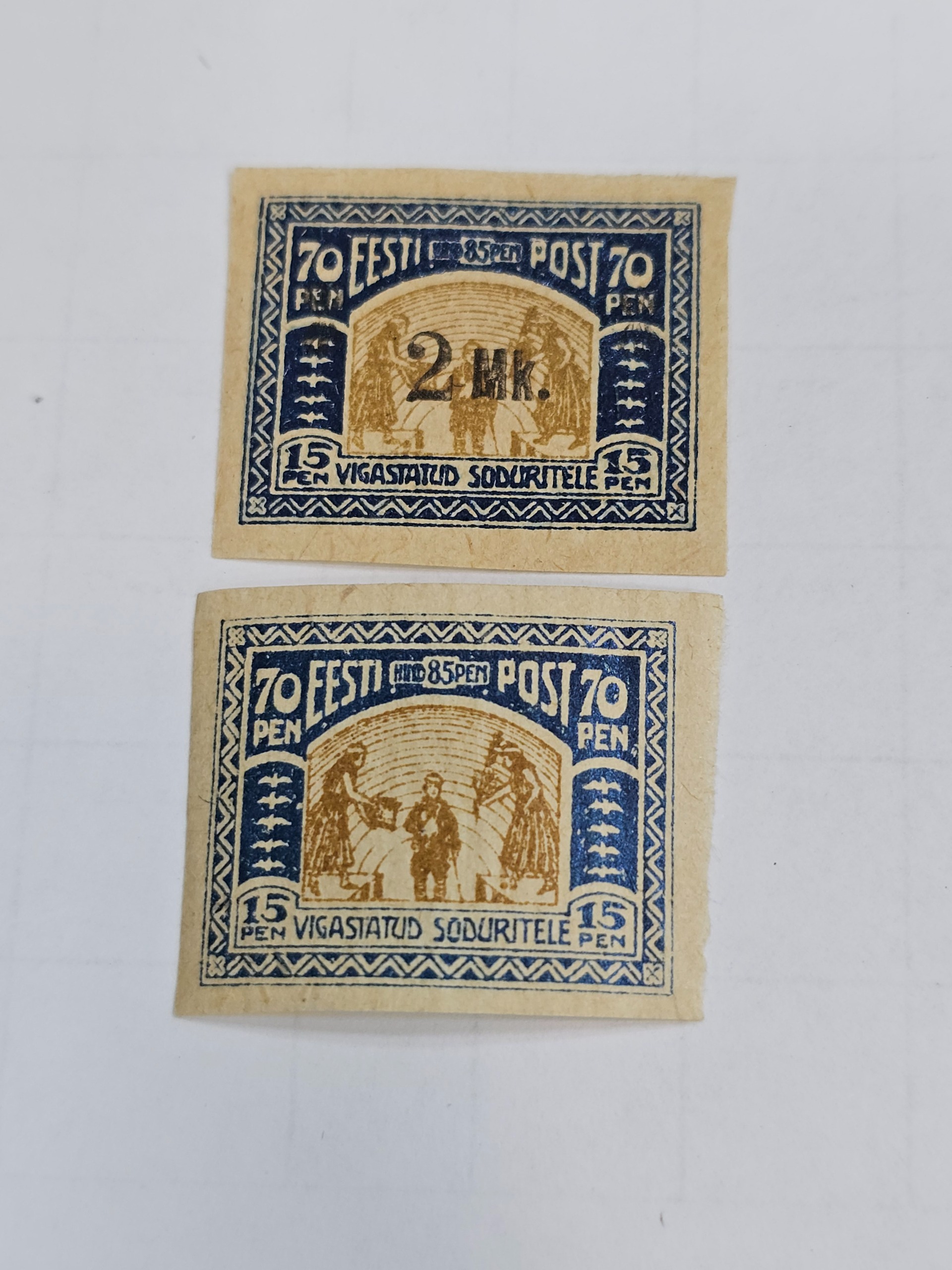 تمبر بی دندانه کلاسیک استی 1920
