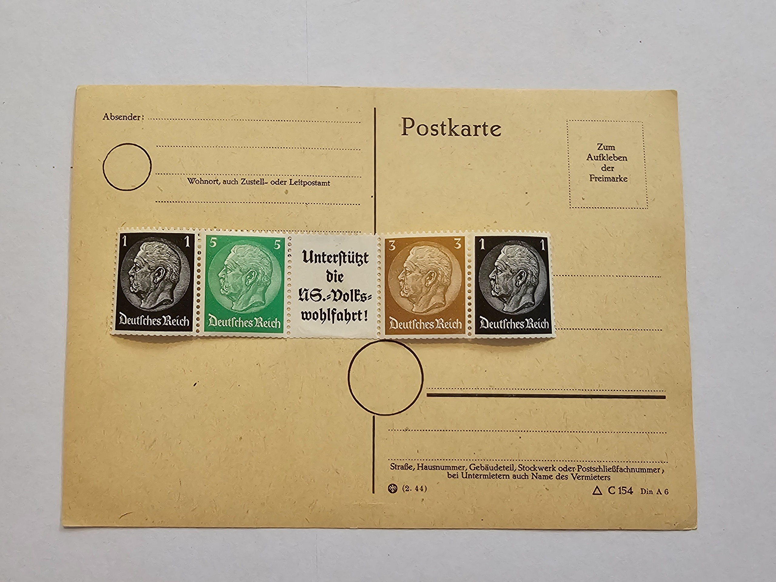 کارت پستی کمیاب آلمان رایش