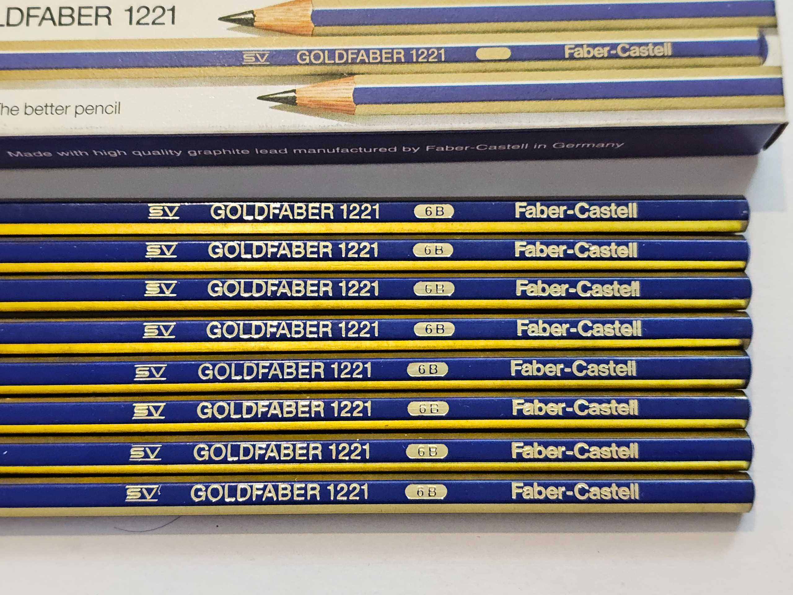 مداد طراحی فابر کاستل گلد فابر B6 آلمان شرقی