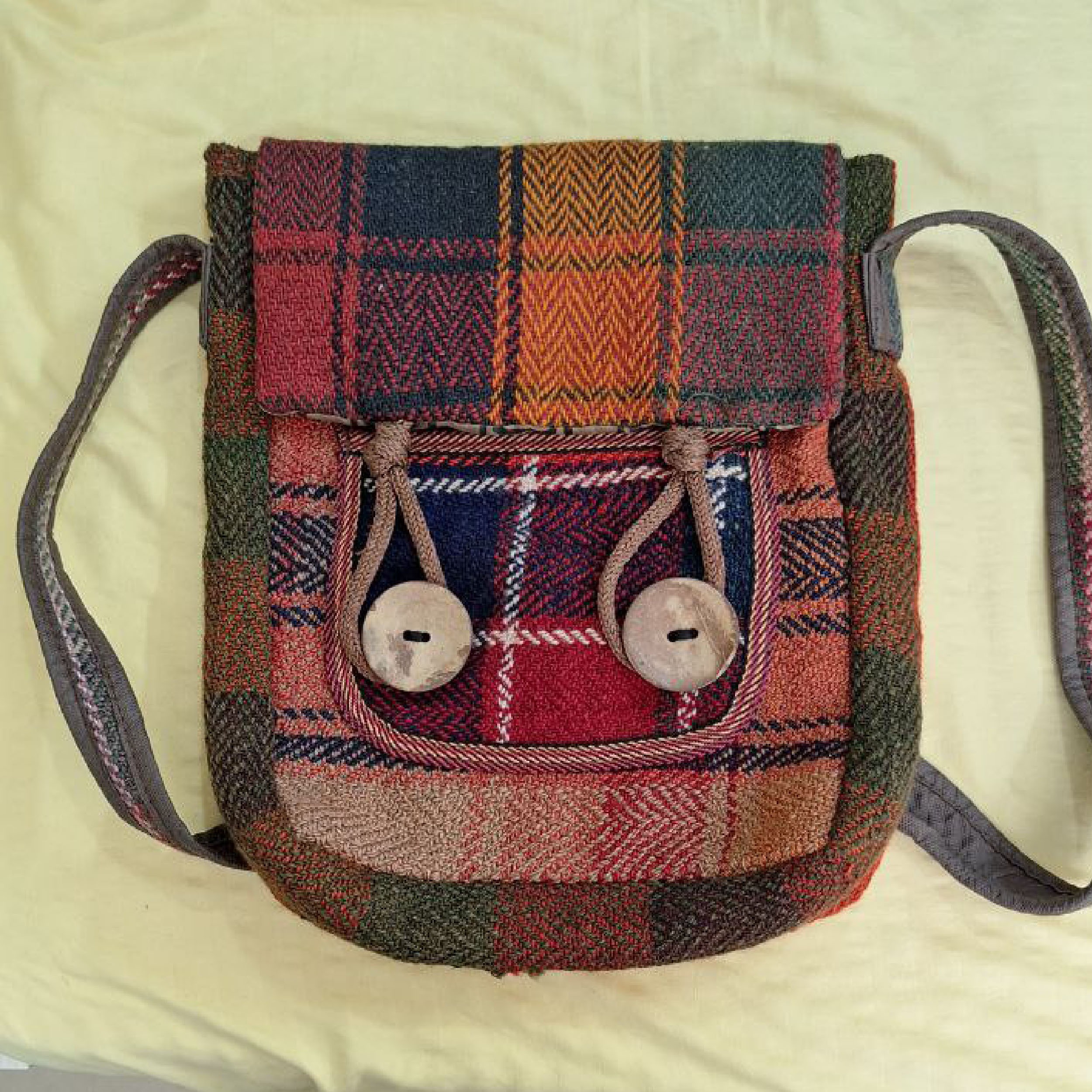 کیف دوشی زنانه بافت